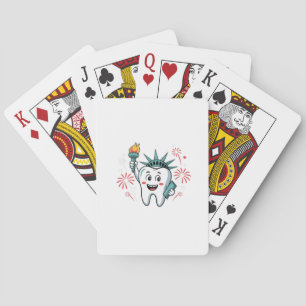 Dental Squad 4 juli Tandarts Leuke Amerikaan Pokerkaarten
