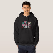 Dental Squad Assistant Dentist Happy Valentine's D Hoodie (Voorkant volledig)