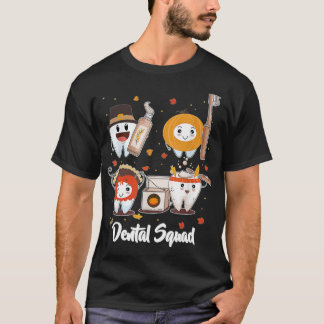 Dental Squad Dental Happy Herfst Y alle  denta T-shirt