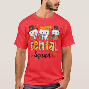 Dental Squad Halloween Costume Funny Trick of Trea T-shirt