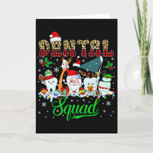 Dental Squad Kerstman Kerstman Rendier Elf Tandhee Kaart