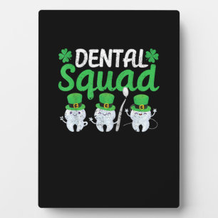 Dental Squad Leprechaun Teeth Street Day Toot Fotoplaat