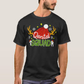 Dental Squad Santa Tooth Dental Assistant-vragen T-shirt (Voorkant)