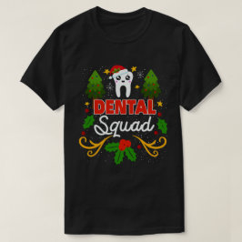 Dental Squad Santa Tooth Dental Assistant-vragen T-shirt