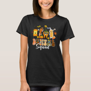 Dental Squad Tand Tandborstel Pelgrim Hoed Thanksg T-shirt