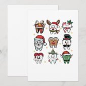 Dental Squad Tandarts Kerstvakantie Kerstmis Aankondiging (Voorkant / Achterkant)