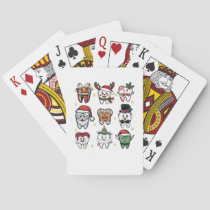 Dental Squad Tandarts Kerstvakantie Xmas  Pokerkaarten