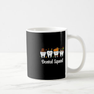 Dental Squad Thanksgiving Tanden Grappige Herfst H Koffiemok