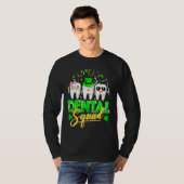 Dental Squad Tooth Leprechaun Pet Funny St Patrick T-shirt (Voorkant volledig)