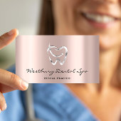 Dental Studio Smile Logo Silver Roos Dentist Visitekaartje