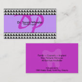 Dental Surgeon Visitekaartje - Monogram (Voorkant / Achterkant)