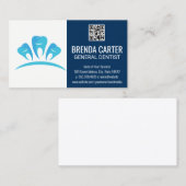 Dental Teeth Logo | Visitekaartje QR-scancode (Voorkant / Achterkant)