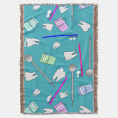 Dental Tools Design Cozy Blanket Deken (Voorkant Verticaal)