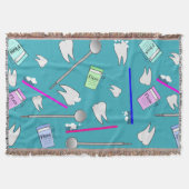 Dental Tools Design Cozy Blanket Deken (Voorkant)