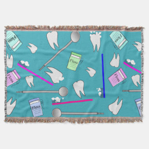 Dental Tools Design Cozy Blanket Deken