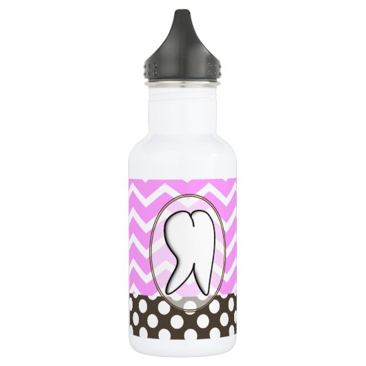 Dental Tooth Chevron Design II Waterfles (Links)
