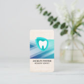 Dental | Tooth Icon Visitekaartje (Staand voorkant)