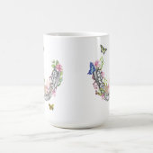 Dentale anatomie Floral Mok Gift for Dentist (Center)