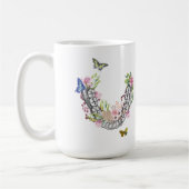 Dentale anatomie Floral Mok Gift for Dentist (Links)