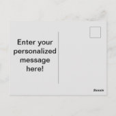 Dentale gezondheid - gelukkig, glimlachend tand briefkaart (Achterkant)