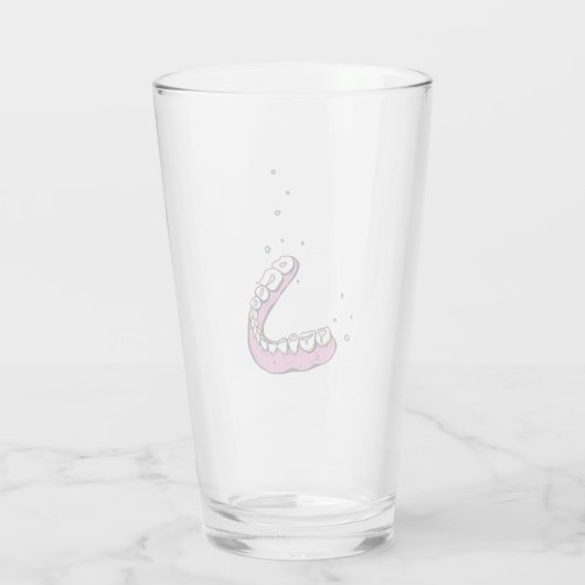 Dentale hygiëne Drink glas (Achterkant)