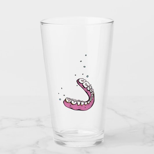 Dentale hygiëne Drink glas (Voorkant)