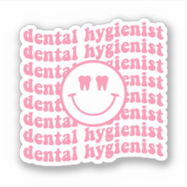 Dentale hygiënist Dentale hygiëne, oraal gebruik Sticker