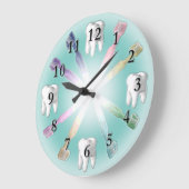 Dentale klok met verwisselbare achtergrondkleur (Hoek)