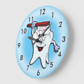 Dentale klok met verwisselbare achtergrondkleur (Hoek)