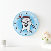 Dentale klok met verwisselbare achtergrondkleur (Huis)