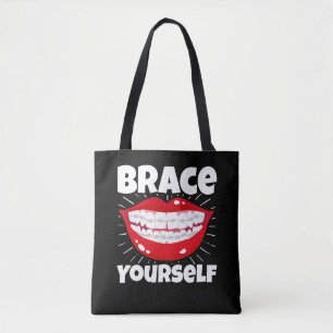 Dentale orthodontische dentist Brace uzelf Tote Bag