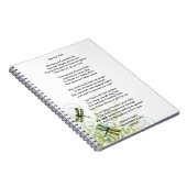 Dented Halo Poem Brain Surgery Notebook Notitieboek (Rechterzijde)