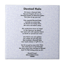 Dented Halo Poem Brain Surgery Tile