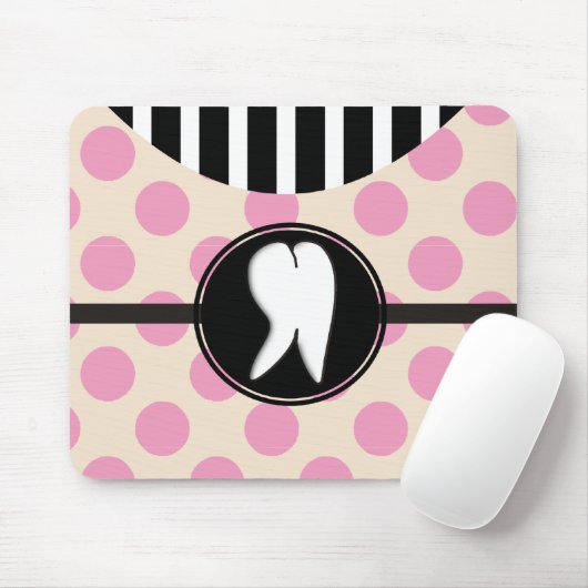 Dententaal ontwerp muismat (Met muis)