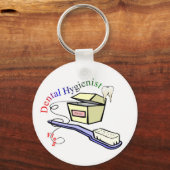 Dential Hygienist T-shirts en cadeautjes Sleutelhanger (Voorkant)