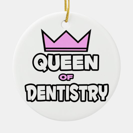 Dentidekoningin Keramisch Ornament (Voorkant)
