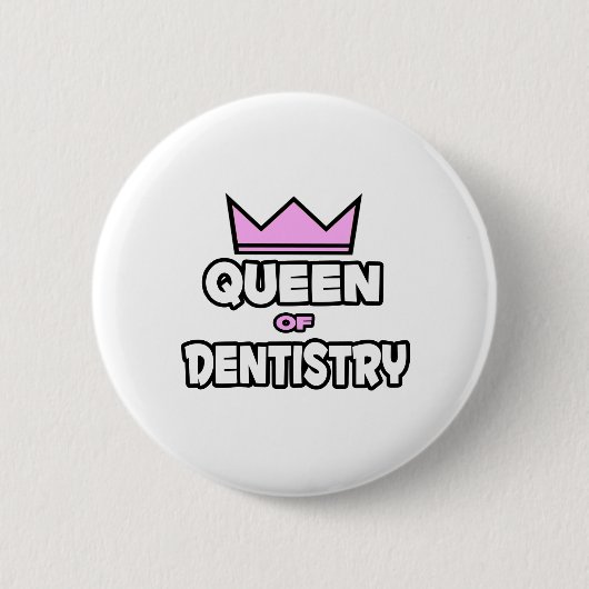 Dentidekoningin Ronde Button 5,7 Cm (Voorkant)