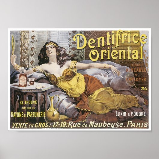 Dentifrice Oriental Poster (Voorkant)