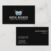 Dentist 3D Tandgebitsgebondenheid Visitekaartje (Voorkant / Achterkant)