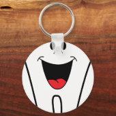 Dentist Afbeelding Sleutelhanger (Voorkant)