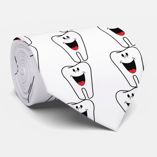 Dentist Afbeelding Stropdas (Opgerold)