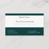 Dentist Afsprakenkaartje (Achterkant)