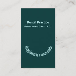 Dentist Afsprakenkaartje