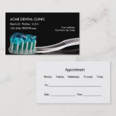Dentist Appointards Afsprakenkaartje (Voorkant / Achterkant)