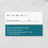 Dentist Appointment Visitekaartjes Combo (Voorkant)