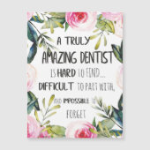 Dentist appreciation Doctor Bedankt Cadeaud Quote (Voorkant)