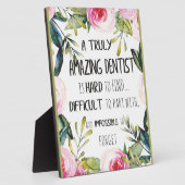 Dentist appreciation Doctor Bedankt Cadeaud Quote Fotoplaat (Zijkant)