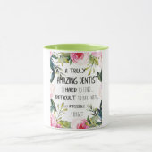 Dentist appreciation Doctor Bedankt Cadeaud Quote Mok (Midden)