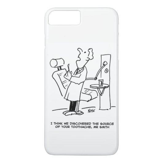 Dentist Behandeling van een Cartoon Case-Mate iPhone Case (Achterkant)