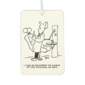 Dentist Behandeling van een Cartoon Luchtverfrisser (Voorkant)